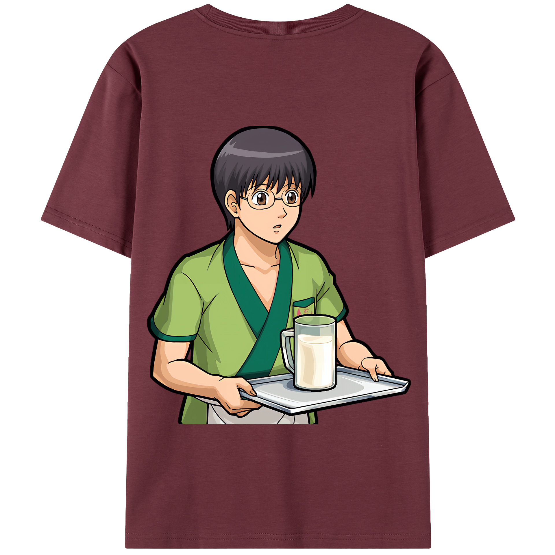 （画像用） ぎんたま 坂田銀時（さかたぎんとき） 神楽 志村新八（しむら しんぱち） GINTAMA Sakata Gintoki Kagura Shimura Shinpachi 綿100％半袖Tシャツ（背面プリント）
